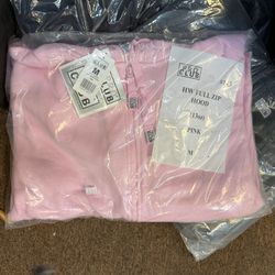 Brand-new pink Pro Club heavyweight full-zip hoodie 💗  size medium, different sizes available.$45. Located in Ceres, CA.