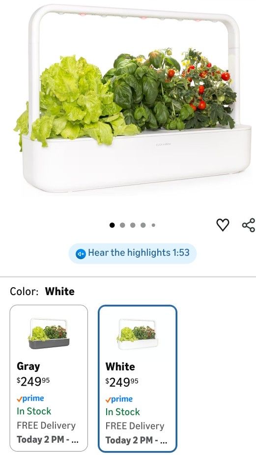 Click & Grow Hydroponic Garden