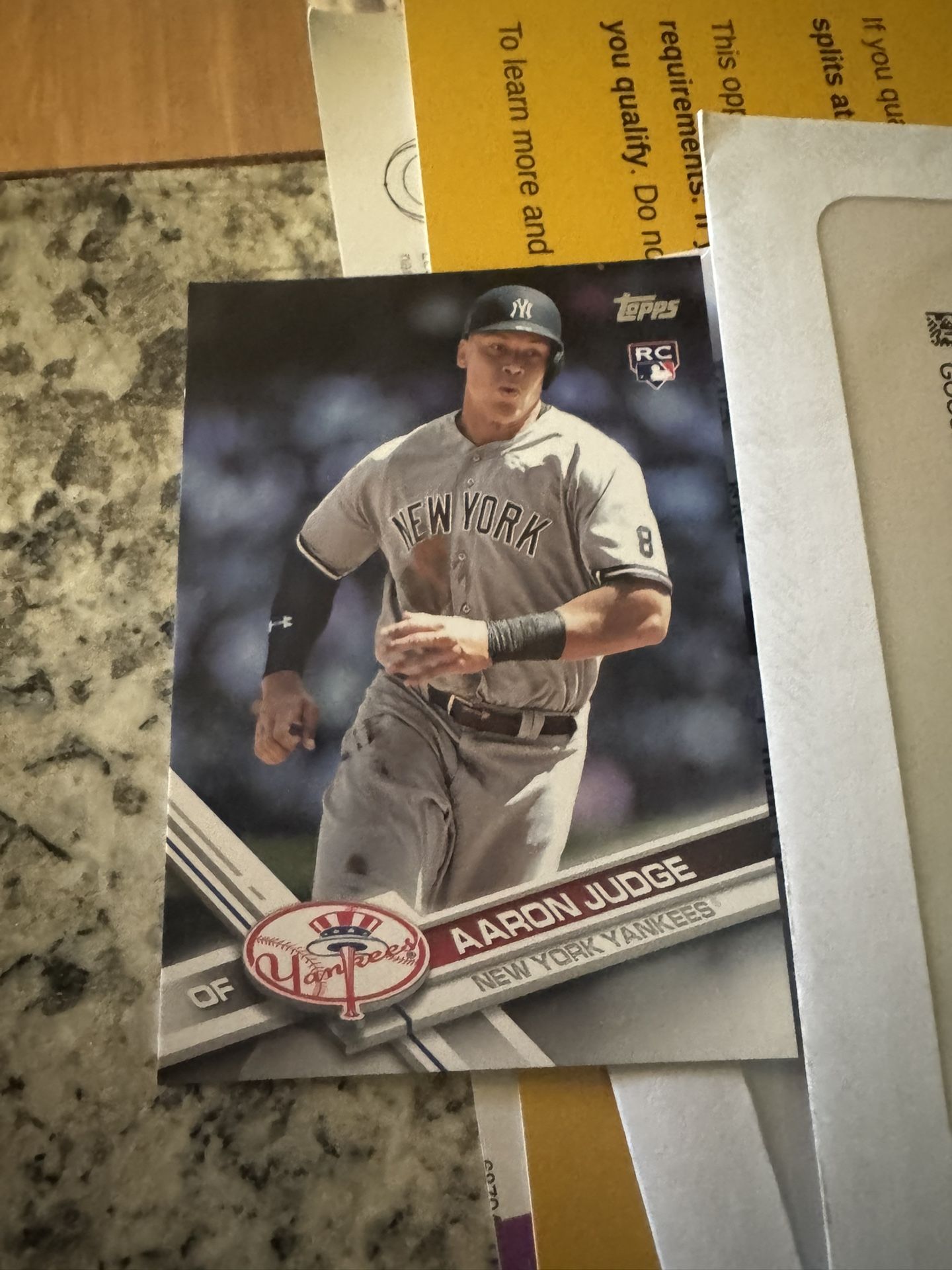 AARON JUDGE rookie card