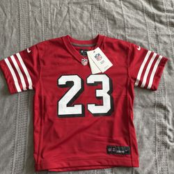 New McCaffrey Little Kids Large Jersey