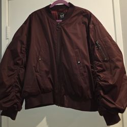 ZARA Bomber Jacket Women Size XL 