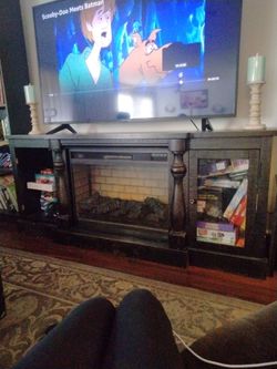 Entertainment center w/ fireplace