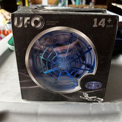 Blue UFO Interactive Aircraft Lot of 3 Blinking Lights 14+ kids toy