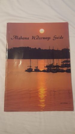 Large book Alabama Waterway guide