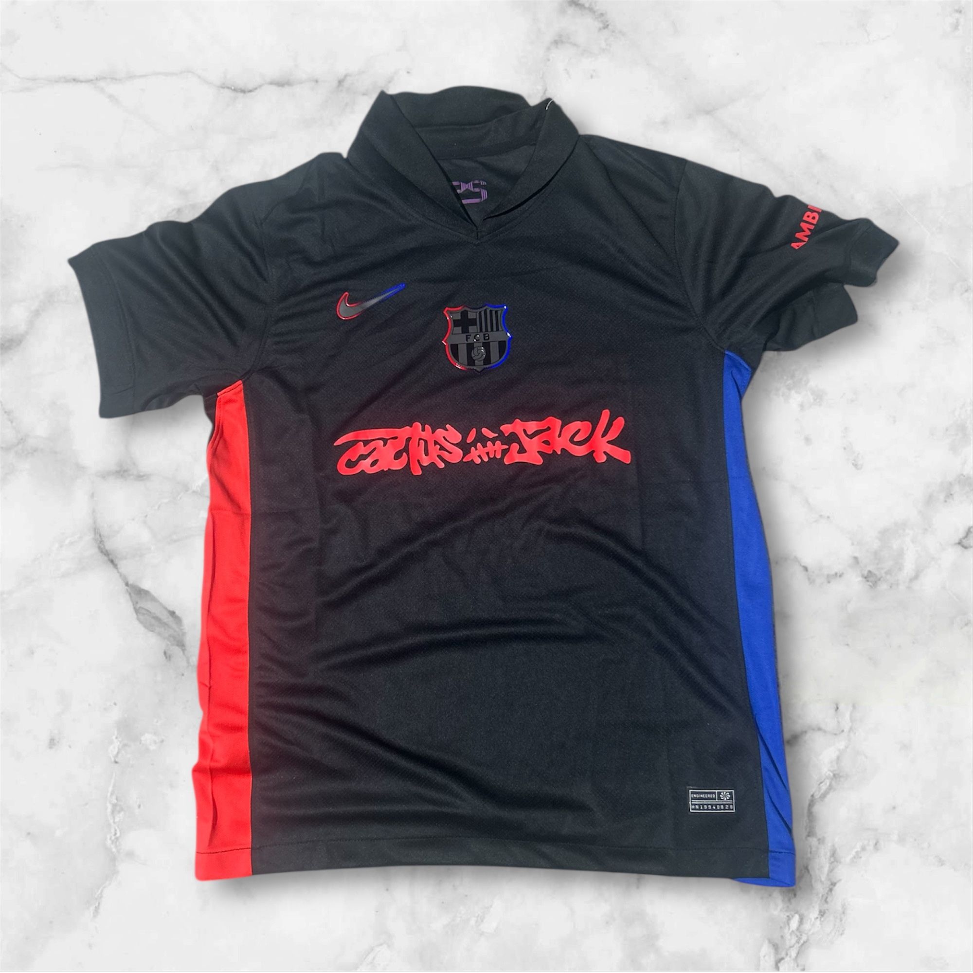Travis Scott x FC Barcelona 2024/25 Match Away Cactus Jack Jersey