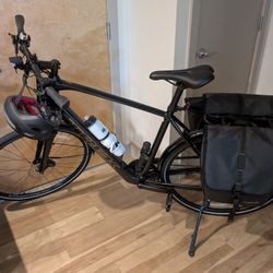 Trek FX+ 2 Electric Bike - XL, Black, Lightly Used +Accessories