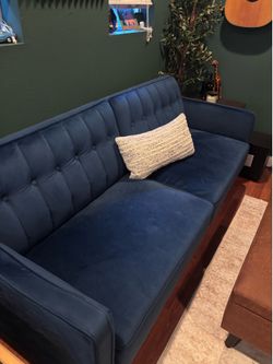 Blue Sofa Bed