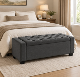 48.8" D Storage Ottoman Bench