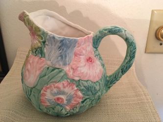 Colorful pitcher