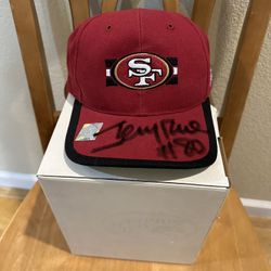 Jerry Rice Autographed Hat