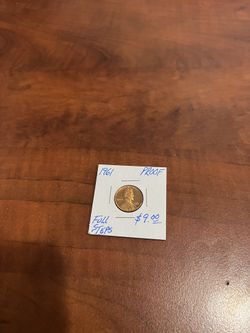 1961 Proof Penny Full Steps Coin