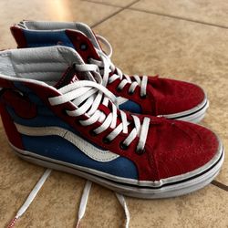 Kids Vans Spider-Man Shoes. Size 3