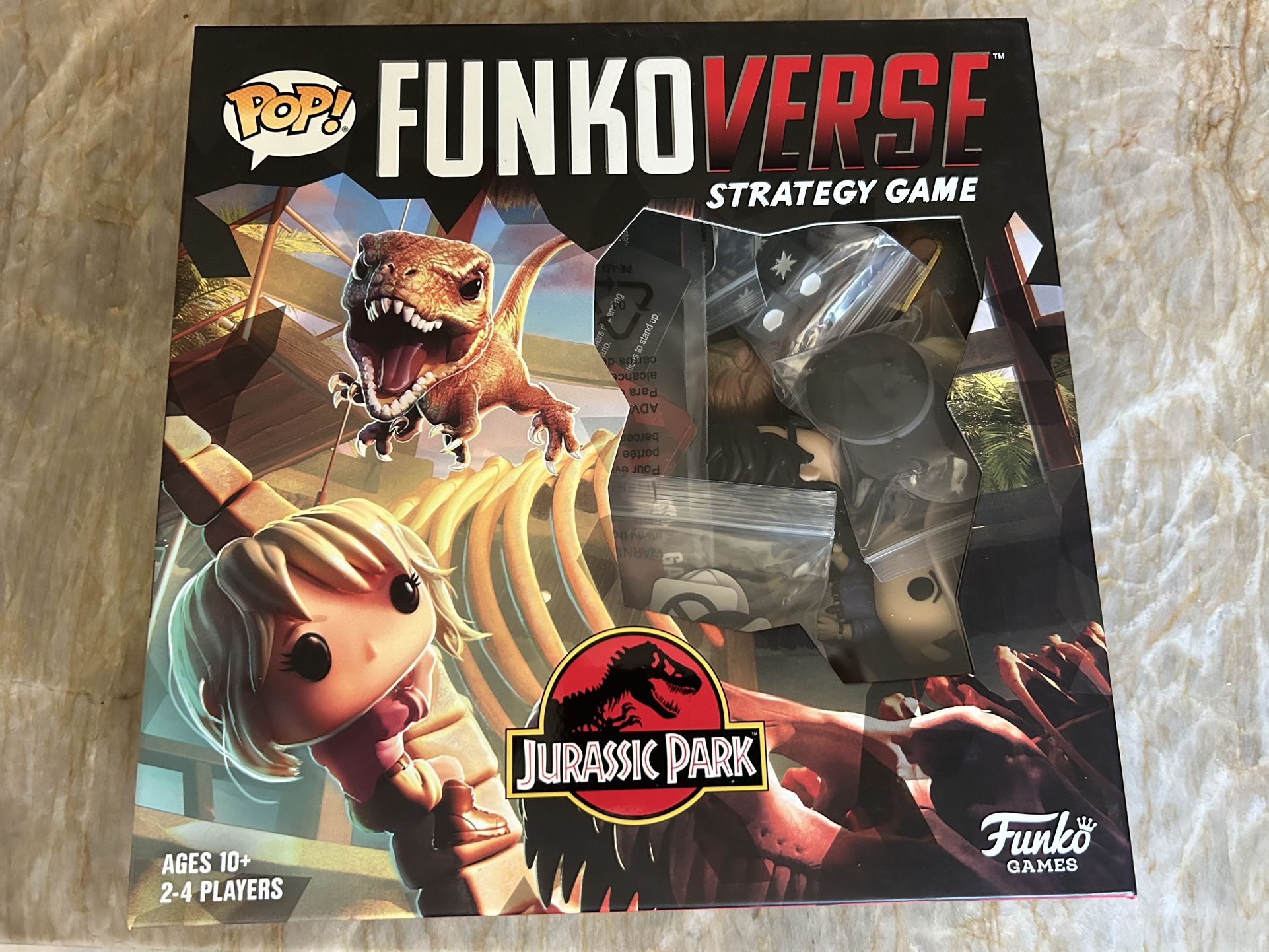 Funkoverse Jurassic Park Board Game & Expansion Kit