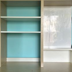 Ikea Tan & White Desk