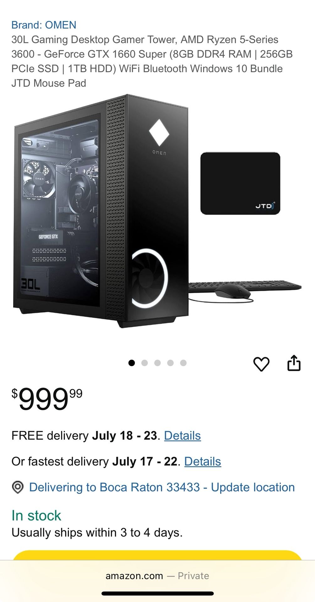 GAMING PC (willing To Negotiate Price)