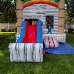 Tropical Combo Slide Jumper