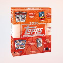 2026 Topps collectors kit Wave 1 basketball baseball packs binder