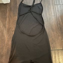 Black Short Jumpsuit 