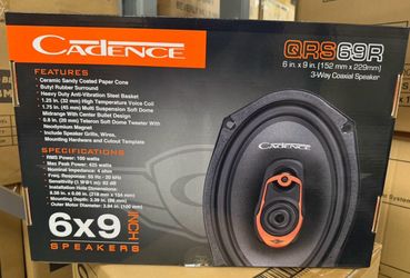 Cadence Sound QRS 69R  6”x 9 Coaxial Speaker