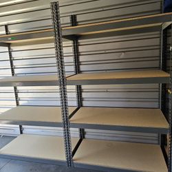 Warehouse Stock Supply Storage Shed Shelving Racks 48 in W x 24 in D Boltless Shelves Delivery Available