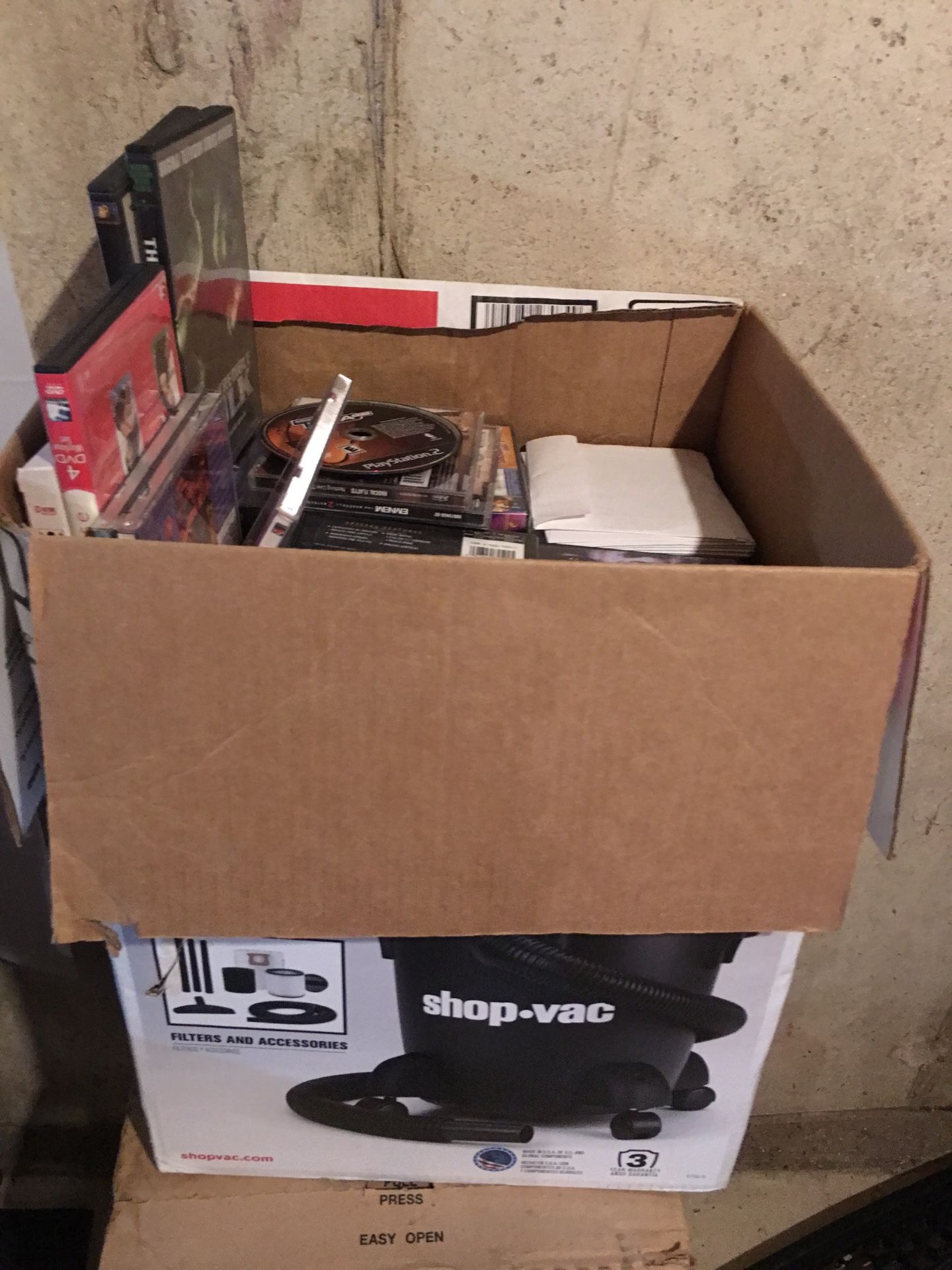 Big box of dvds