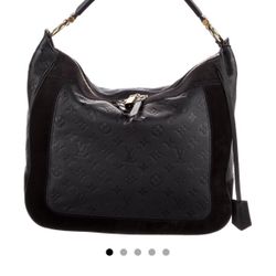 Loui Vuitton Monogram Empreinte Audacieuse MM Hobo Purse