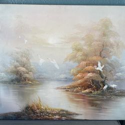 Beautiful J. Thompson Painting 