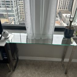 Long Glass Table/Desk