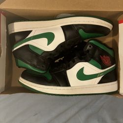 Air Jordan 1 Mid "Pine Green" (2018) Size 9 Mens
