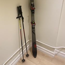 Elan SCX Skis w/ Salomon 900 Bindings + Carve Poles + Ski Bag – Excellent Condition