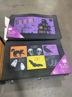 18in x 30in Halloween LED door mats $5 each