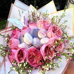 Roses With Strawberries 