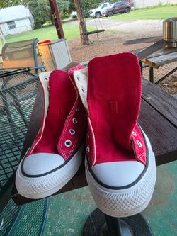 Converse red tennis 51/2 unsex men