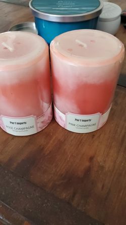 Pier 1 Imports Pink Champagne Candles