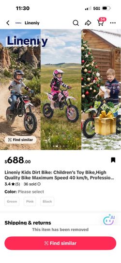 Lineniy Kids gasoline Dirt Bike