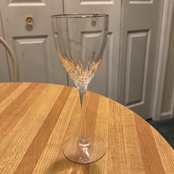 LENOX FIRELIGHT PLATINUM SIGNATURE WINE GLASS - 8 3/4" Set Of 6 Glasses
