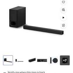 Sony Bluetooth Sound Bar 