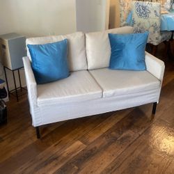 Beautiful Small Two Seat Couch Off White Color $60.00 