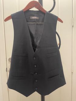 Kenneth Cole Reaction Black Dress Vest