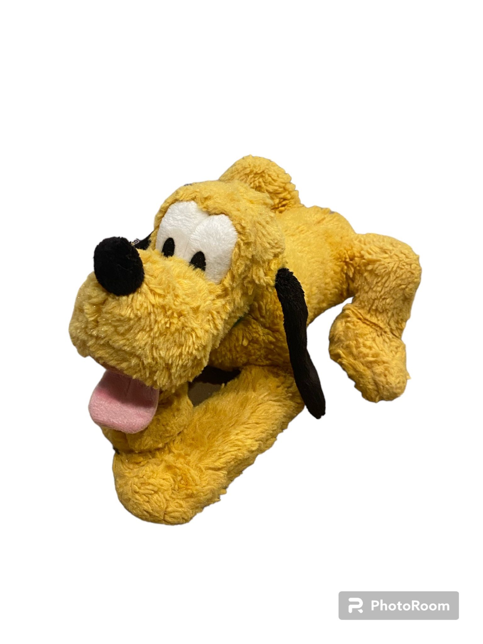 Disney Store Genuine Original Authentic Large Pluto Plush 16”  Stuffed Animal