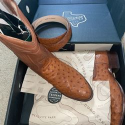 Tecovas Cowboy Boots / Free Belt