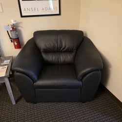 Faux Leather Chair