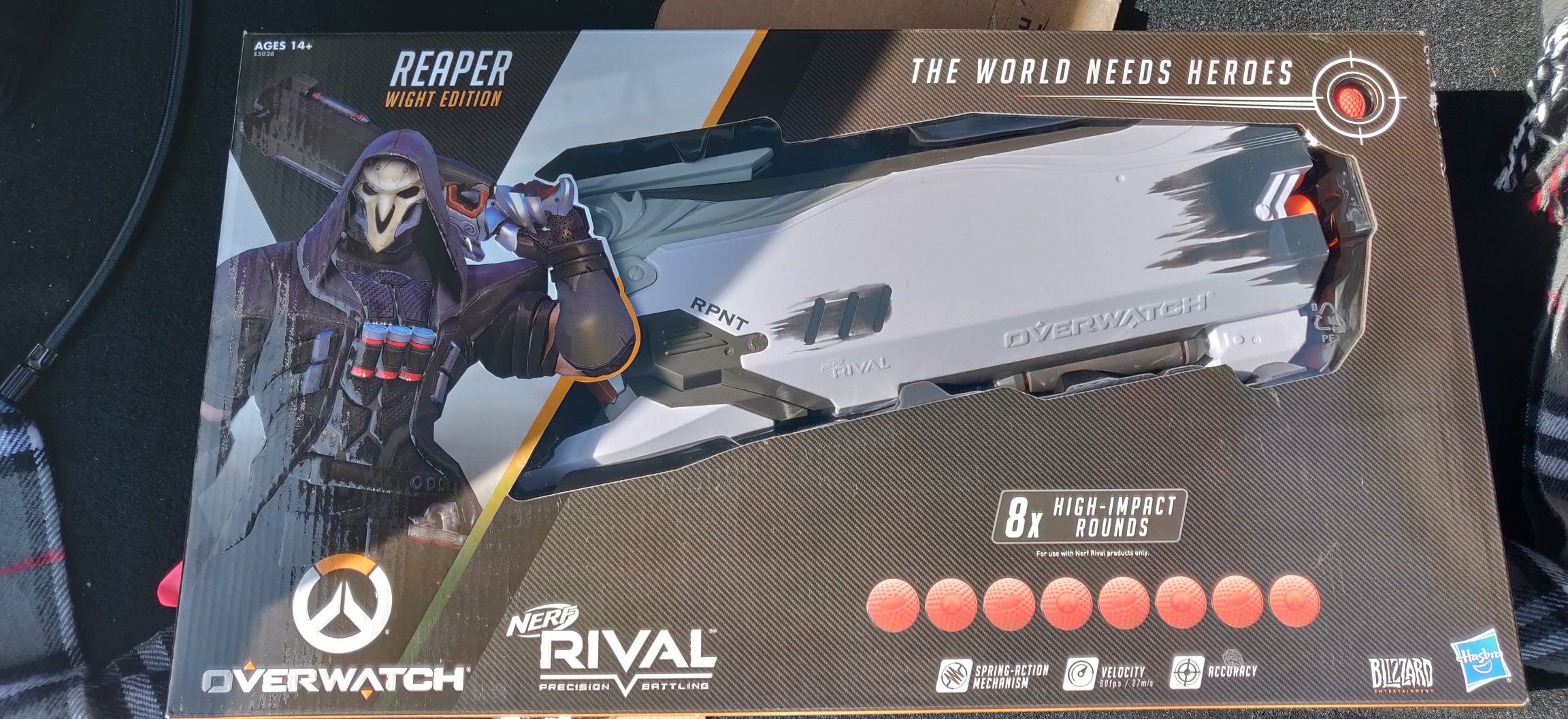 Overwatch Nerf Reaper Wight Edition Single Gun