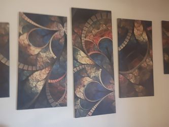 5 pieces of artwork