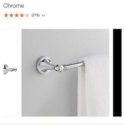 New-Visalia 24 in. Towel Bar in Polished Chrome
