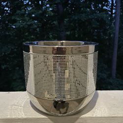 Glittering Mirrorball Planter | Medium Sized | Flowers, Plants, Succulents | 8”W | 6.75” H 
