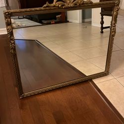Noyer Copper  sealed Wood Framed Mirror