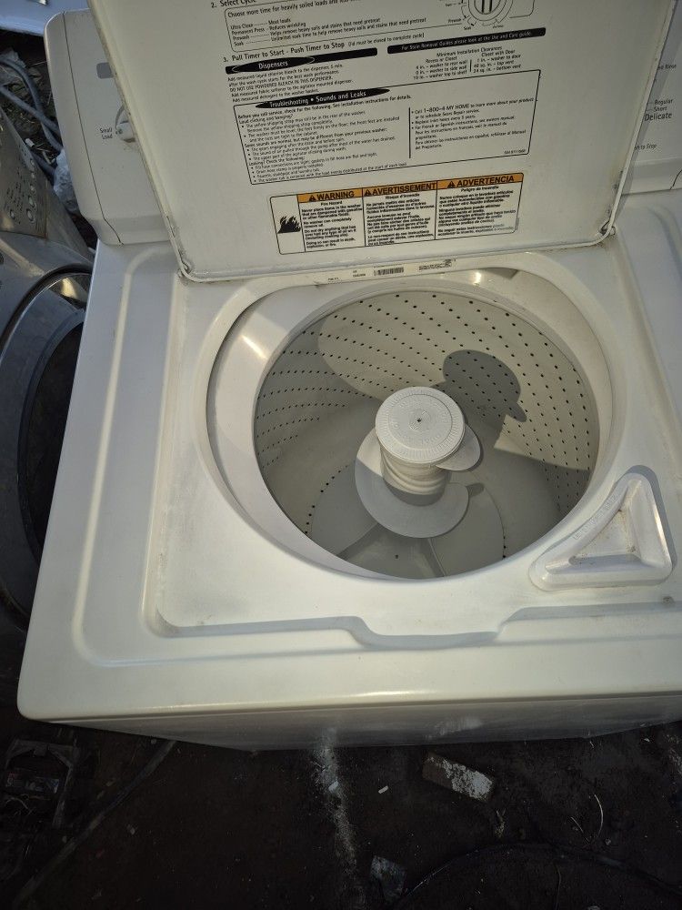 Kenmore Washer And Gas Dryer Super Capacity And Heavy Duty Works Good