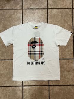 BAPE Plaid Ape Head White T-Shirt – Graphic Tee