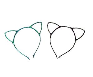 Metallic Cat Ears Headbands Set Of 2 Hot Topic Halloween 